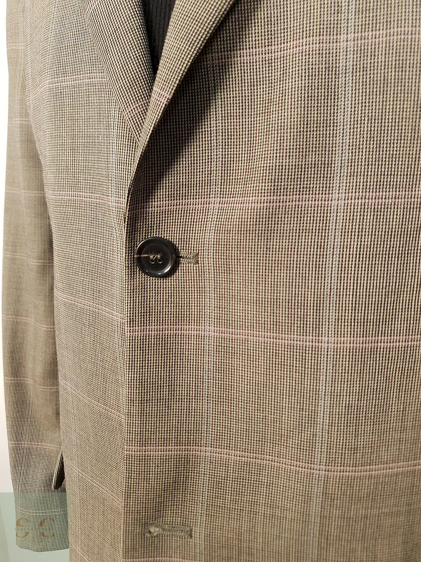 Blazer Humberto Roseti lana virgen cuadros sutiles TALLA LXL 6