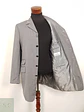 Blazer Wilvorst lana y seda gris sastrería alemana premium – TALLA L - Miniatura 3
