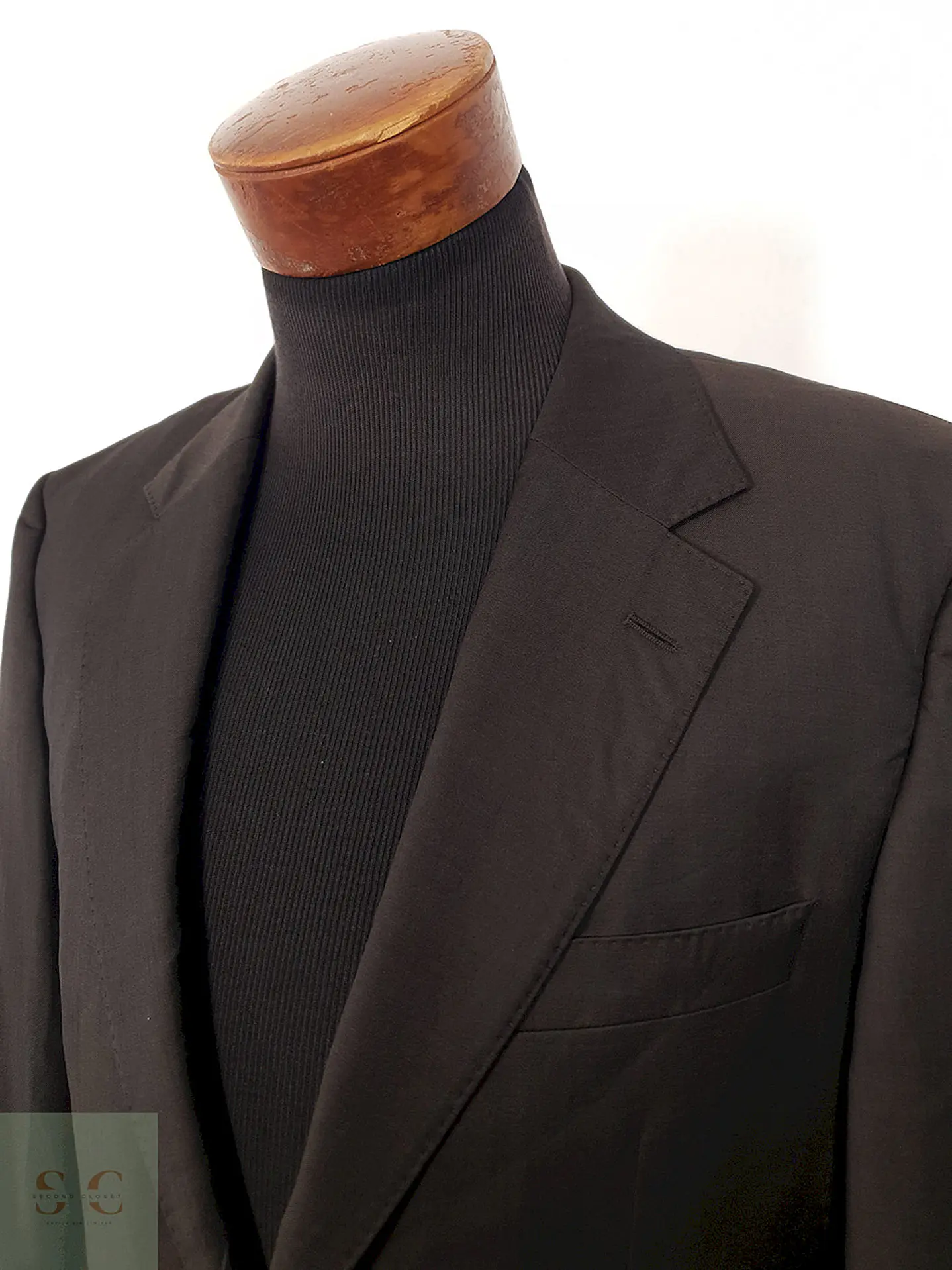 Blazer Hugo Boss Super 150 lana premium café TALLA ML 4