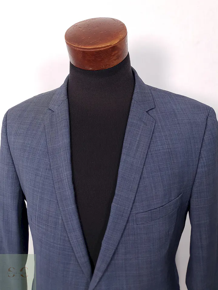 Blazer Strellson lana virgen azul TALLA M 4