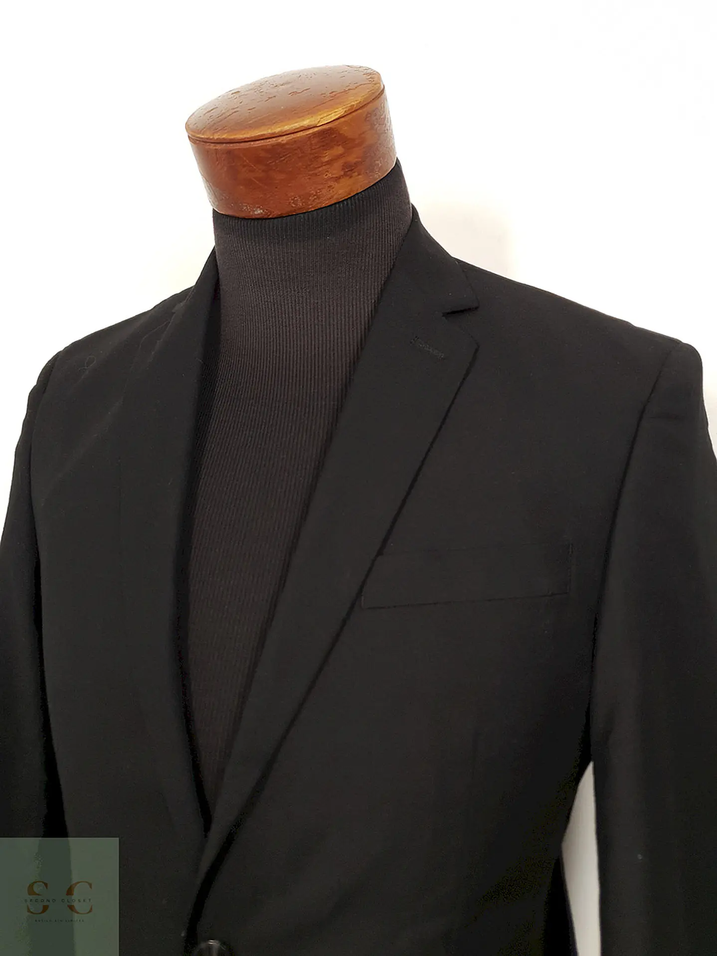 Blazer Angelo Litrico negro liso TALLA S 4