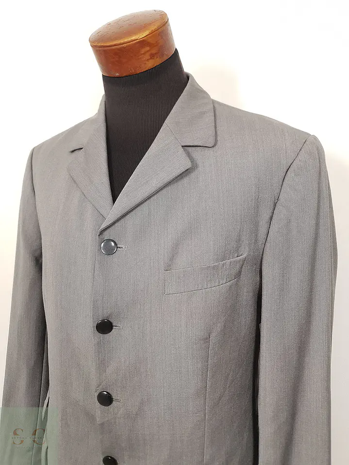 Blazer Wilvorst lana y seda gris sastrería alemana premium – TALLA L 4
