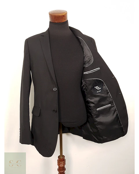 Blazer negro Cedarwood State sastrería clásica ligera TALLA S