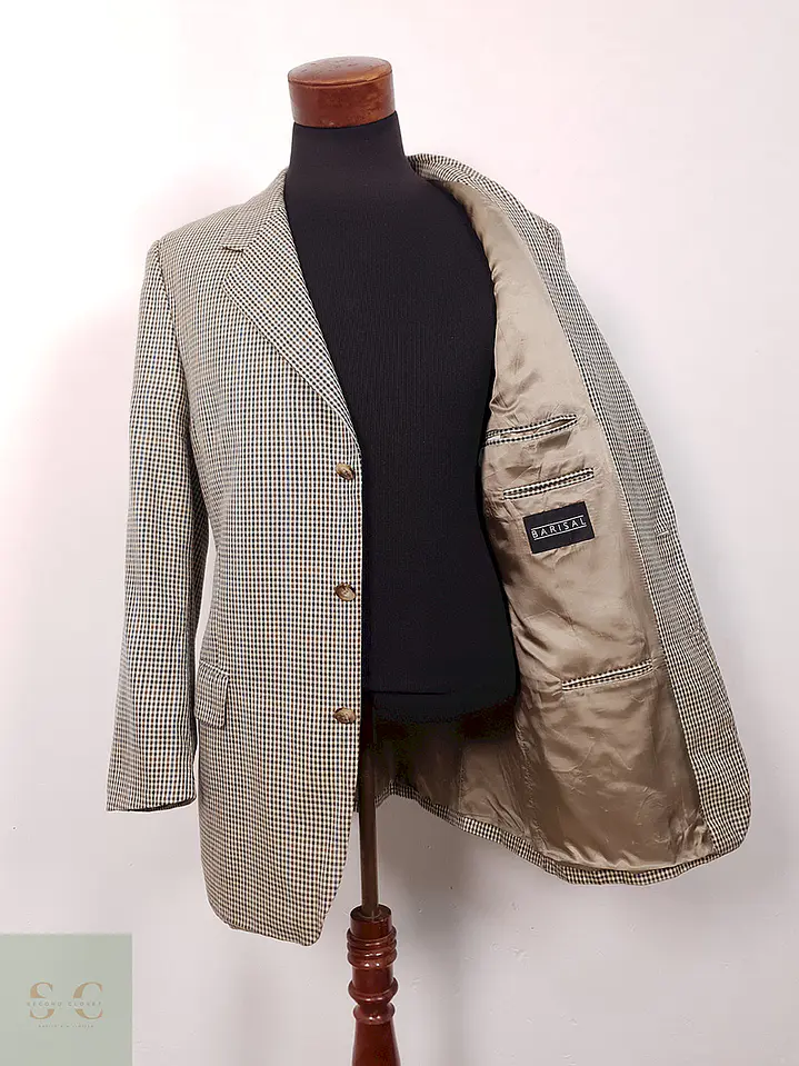 Blazer Barisal cuadro fino multicolor TALLA M 2