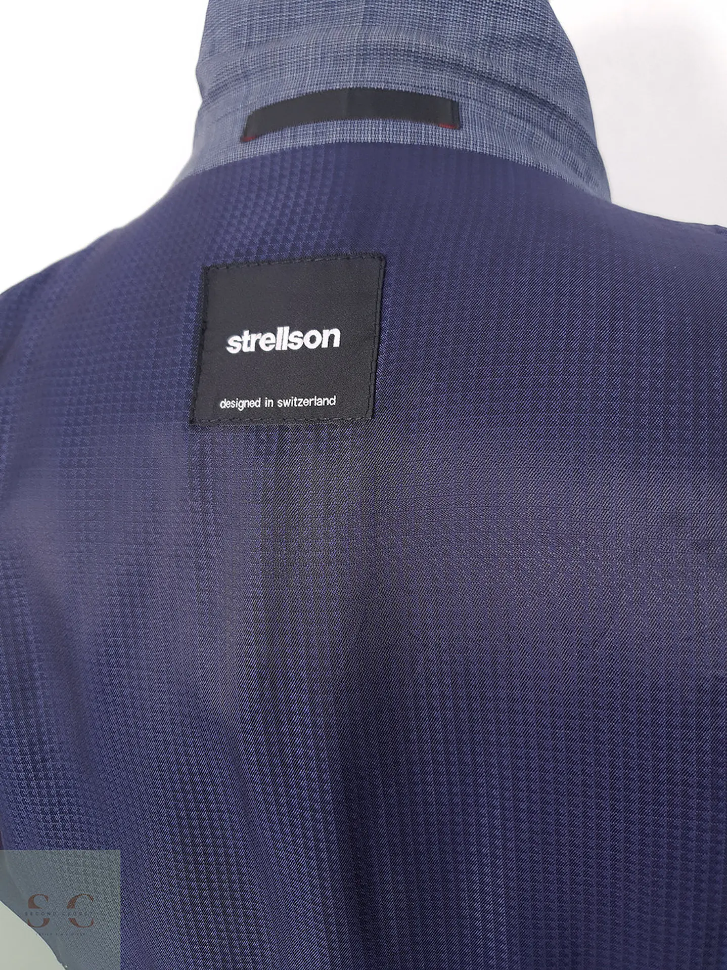 Blazer Strellson lana virgen azul TALLA M 7