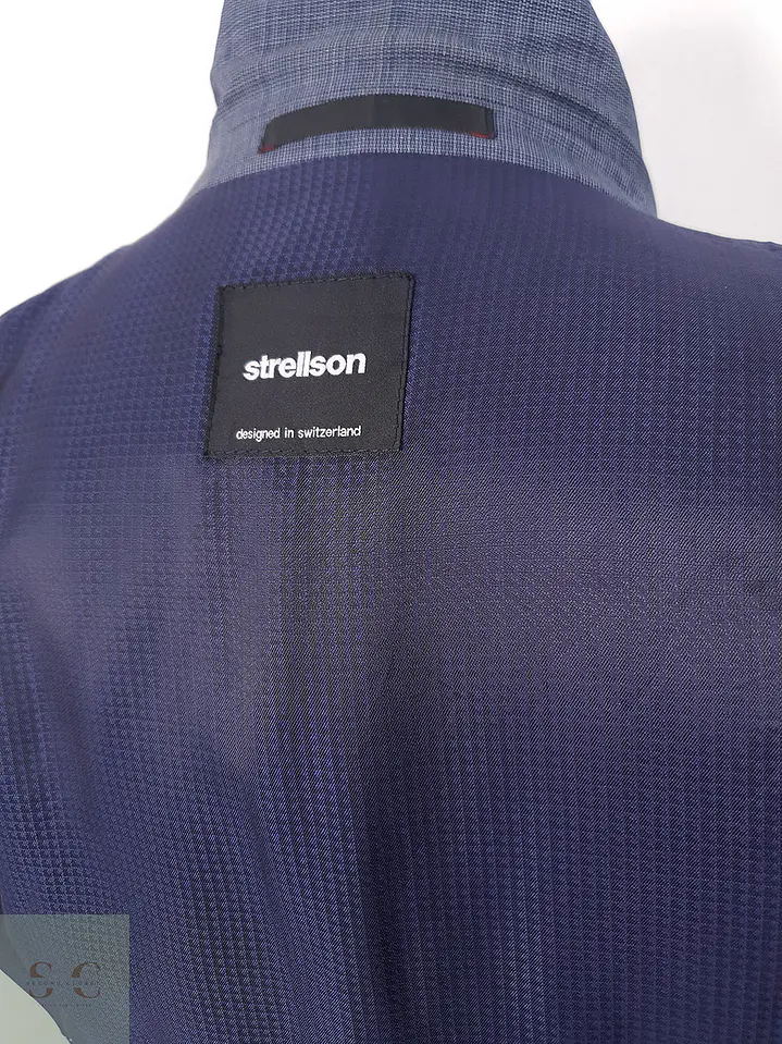 Blazer Strellson lana virgen azul TALLA M 7