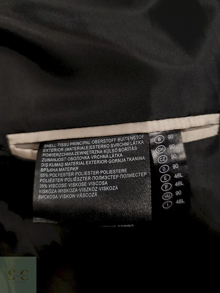 Blazer Angelo Litrico negro liso clásico TALLA S 7