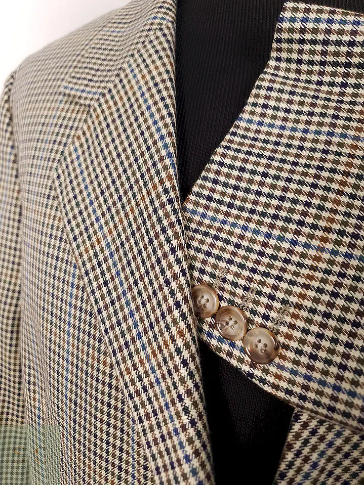 Blazer Barisal cuadro fino multicolor TALLA M 6