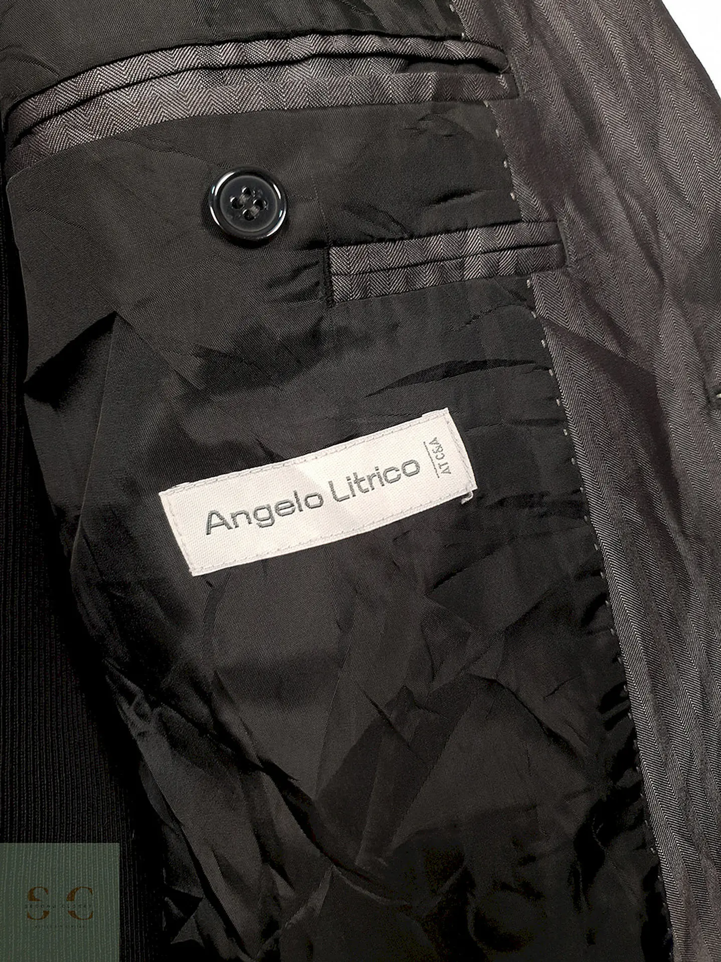 Blazer Angelo Litrico gris plata sastrería elegante TALLA M 7