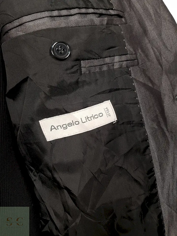 Blazer Angelo Litrico gris plata sastrería elegante TALLA M 7
