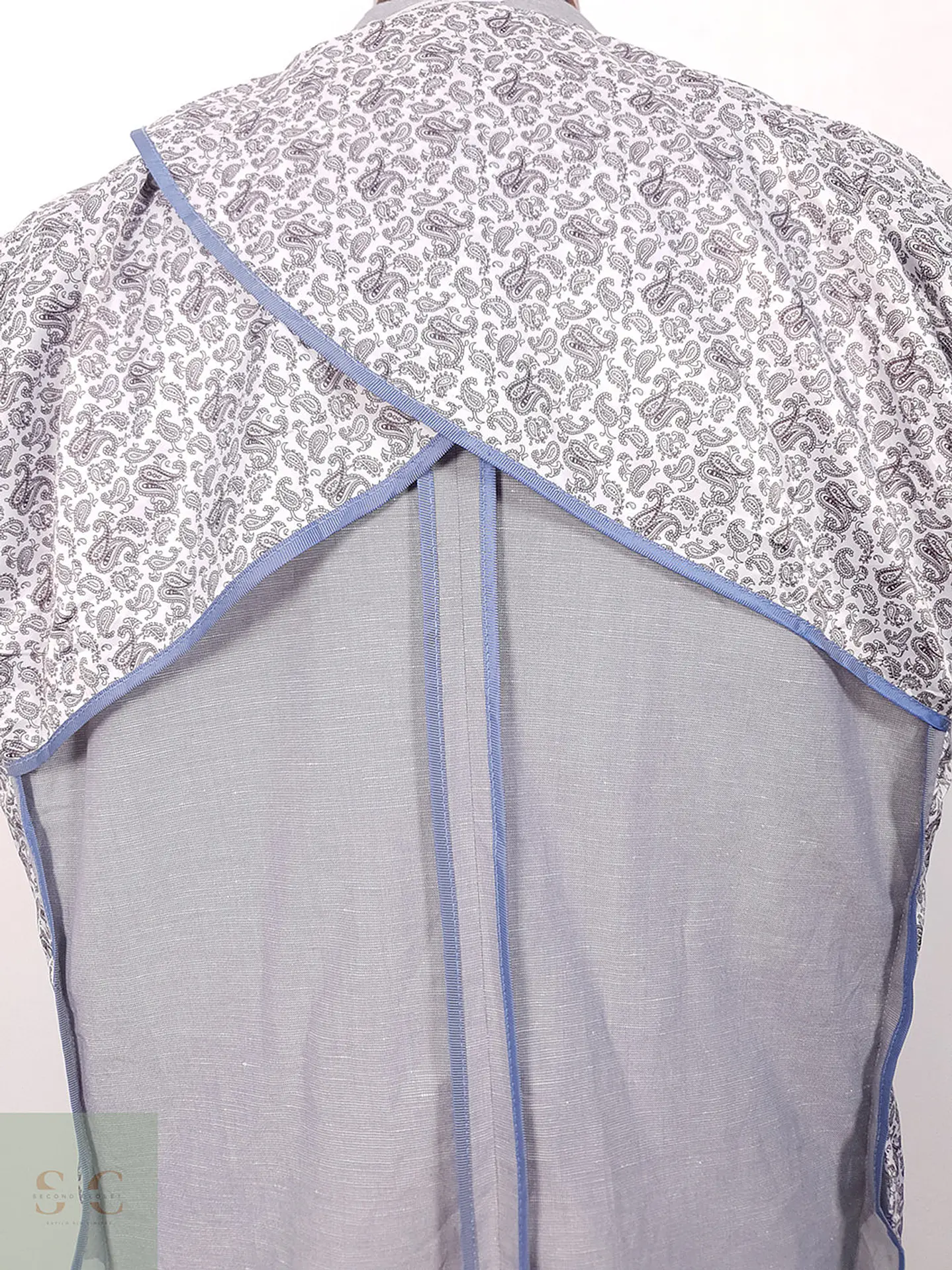 Blazer Cedarwood State lino blend celeste claro TALLA XL 6