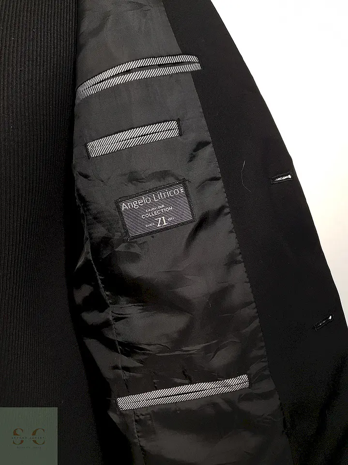 Blazer Angelo Litrico negro liso TALLA S 7