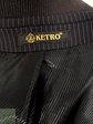 Blazer Ketro plomo a rayas sastrería clásica TALLA ML - Miniatura 6