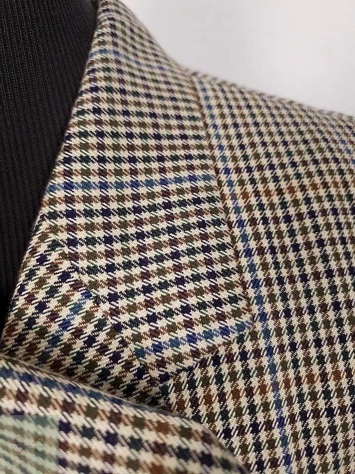 Blazer Barisal cuadro fino multicolor TALLA M 3