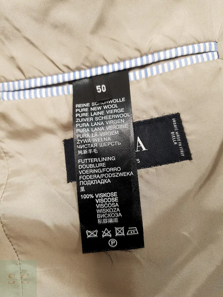 Blazer Roy Robson 100% lana virgen gris plomo sastrería alemana REDA TALLA M 7