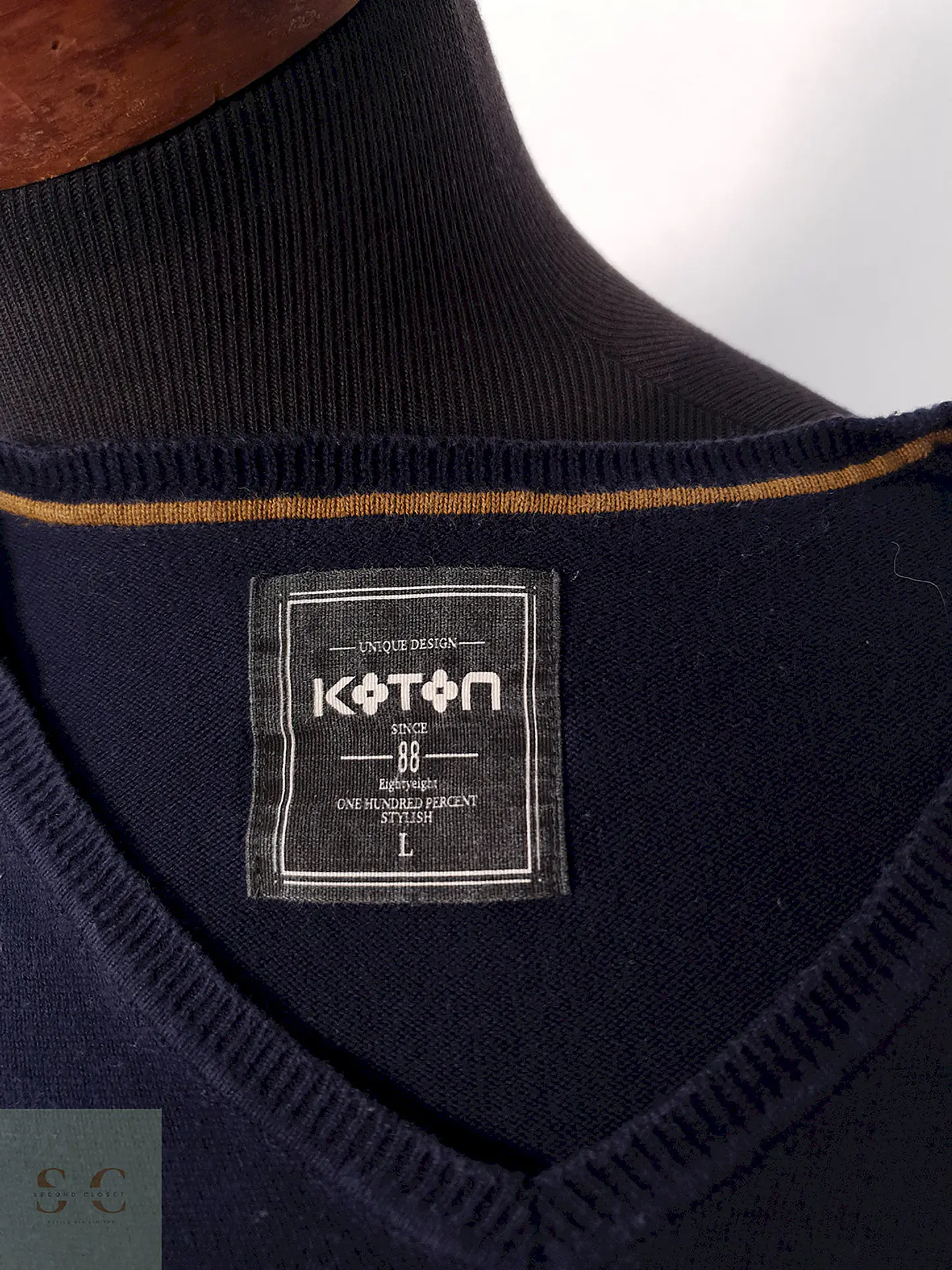 Suéter Koton azul - Talla L 1