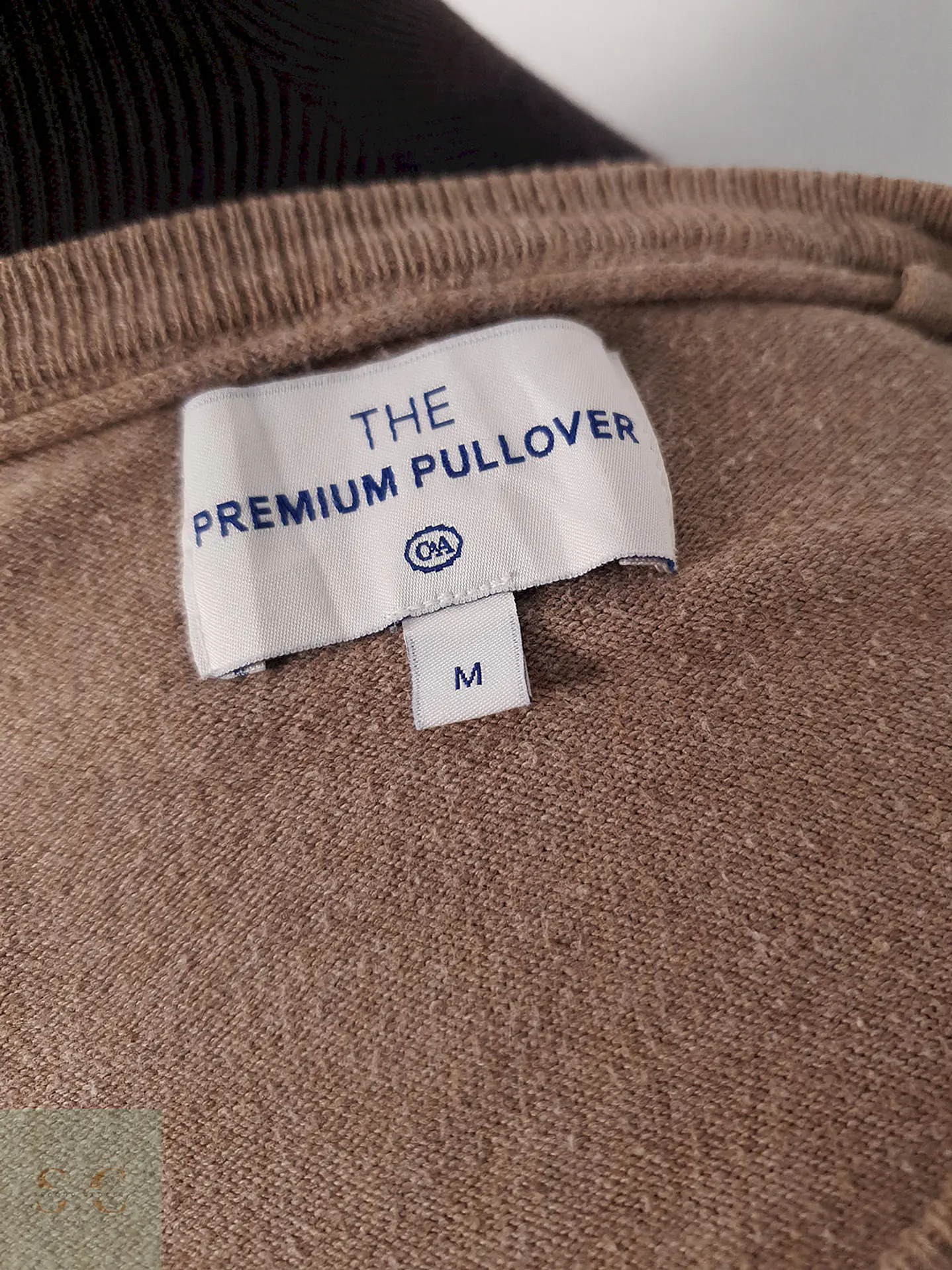 Suéter Premium pullover café algodón - Talla M 1
