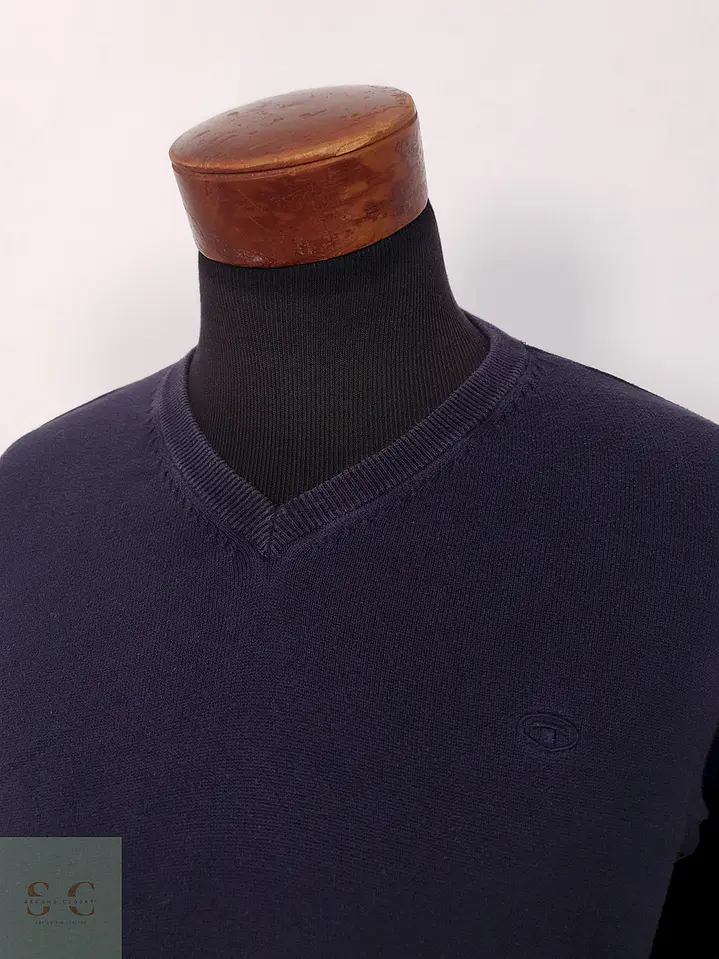 Suéter Tom Tailor azul algodón - Talla XL 1