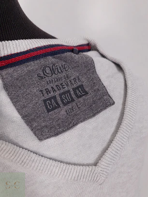 Suéter S. Oliver gris algodón - Talla L