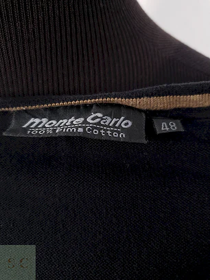 Suéter Monte Carlo negro algodón - Talla M