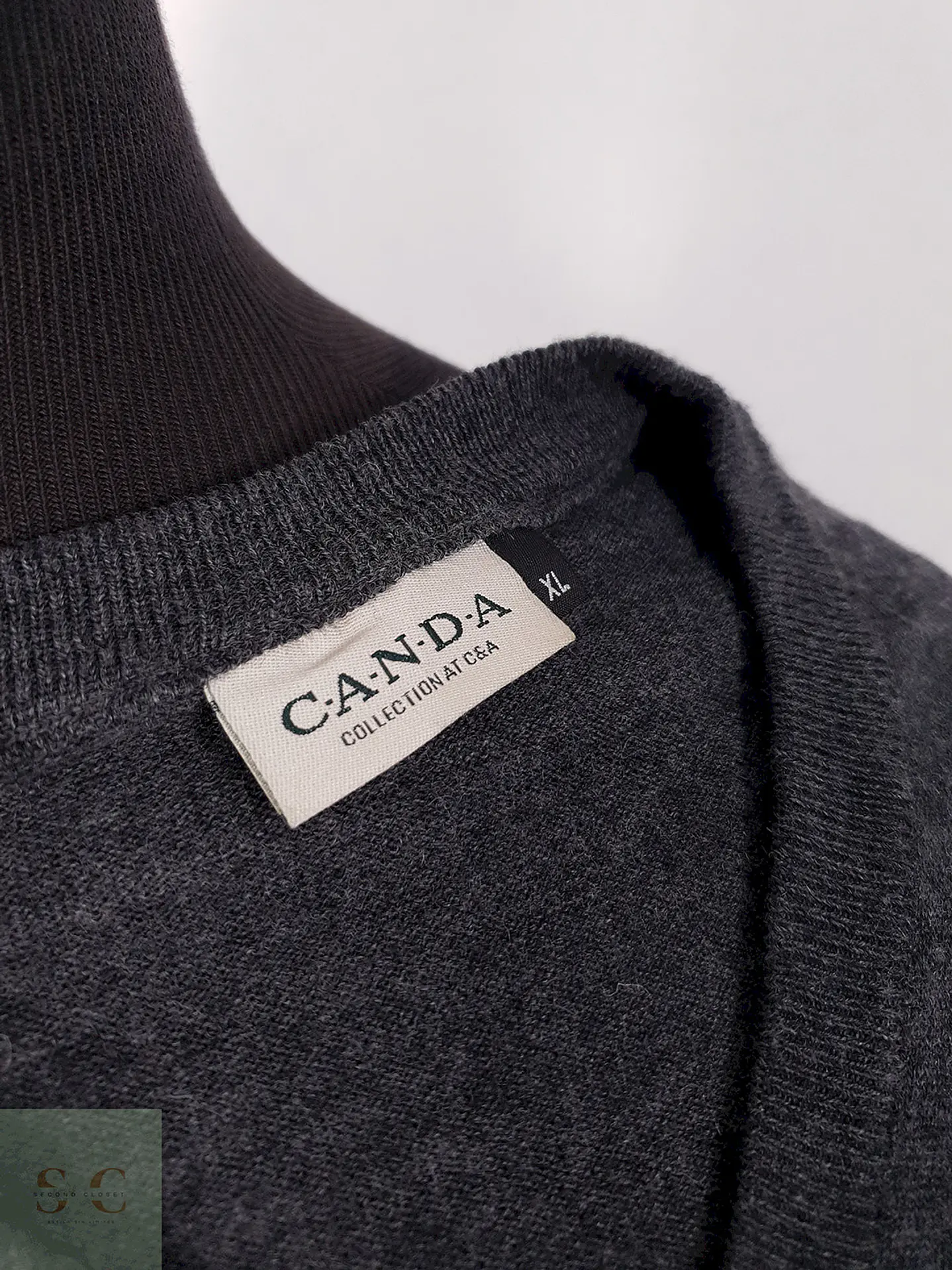 Suéter Canda plomo mezcla lana virgen - Talla XL 1