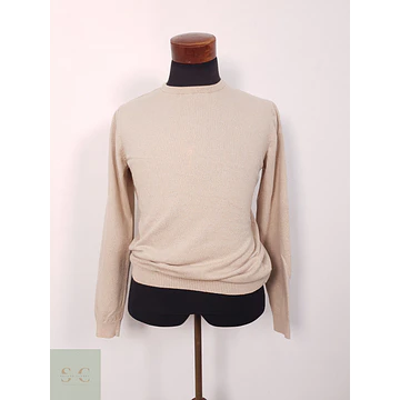 Suéter Jack y Jones beige mancha - Talla M