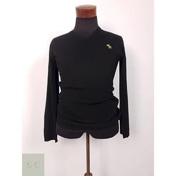 Suéter Abercrombie negro - Talla S