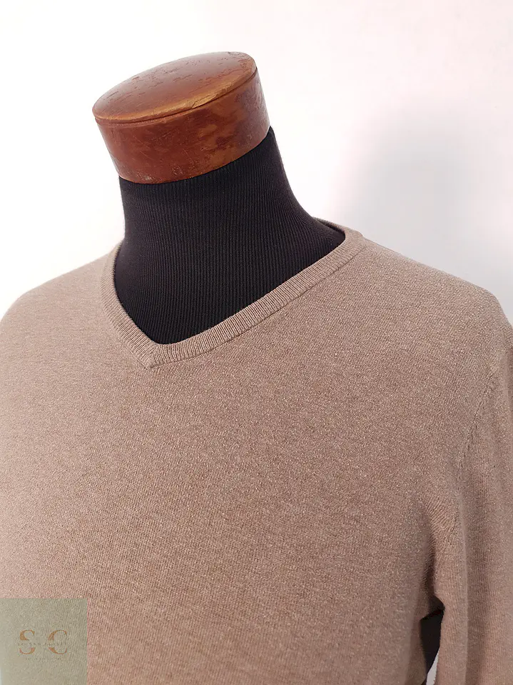 Suéter Premium pullover café algodón - Talla M 2