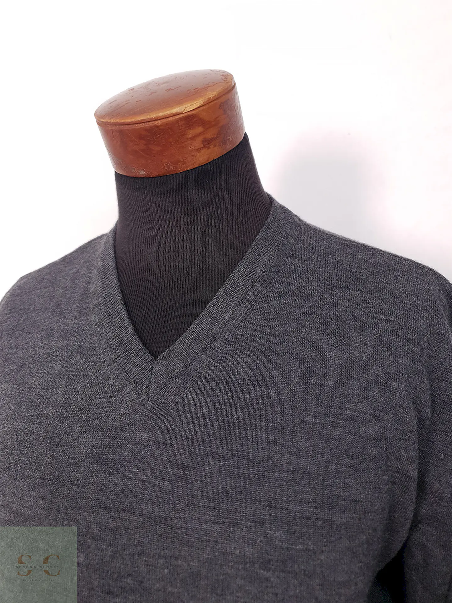 Suéter Canda plomo mezcla lana virgen - Talla XL 2