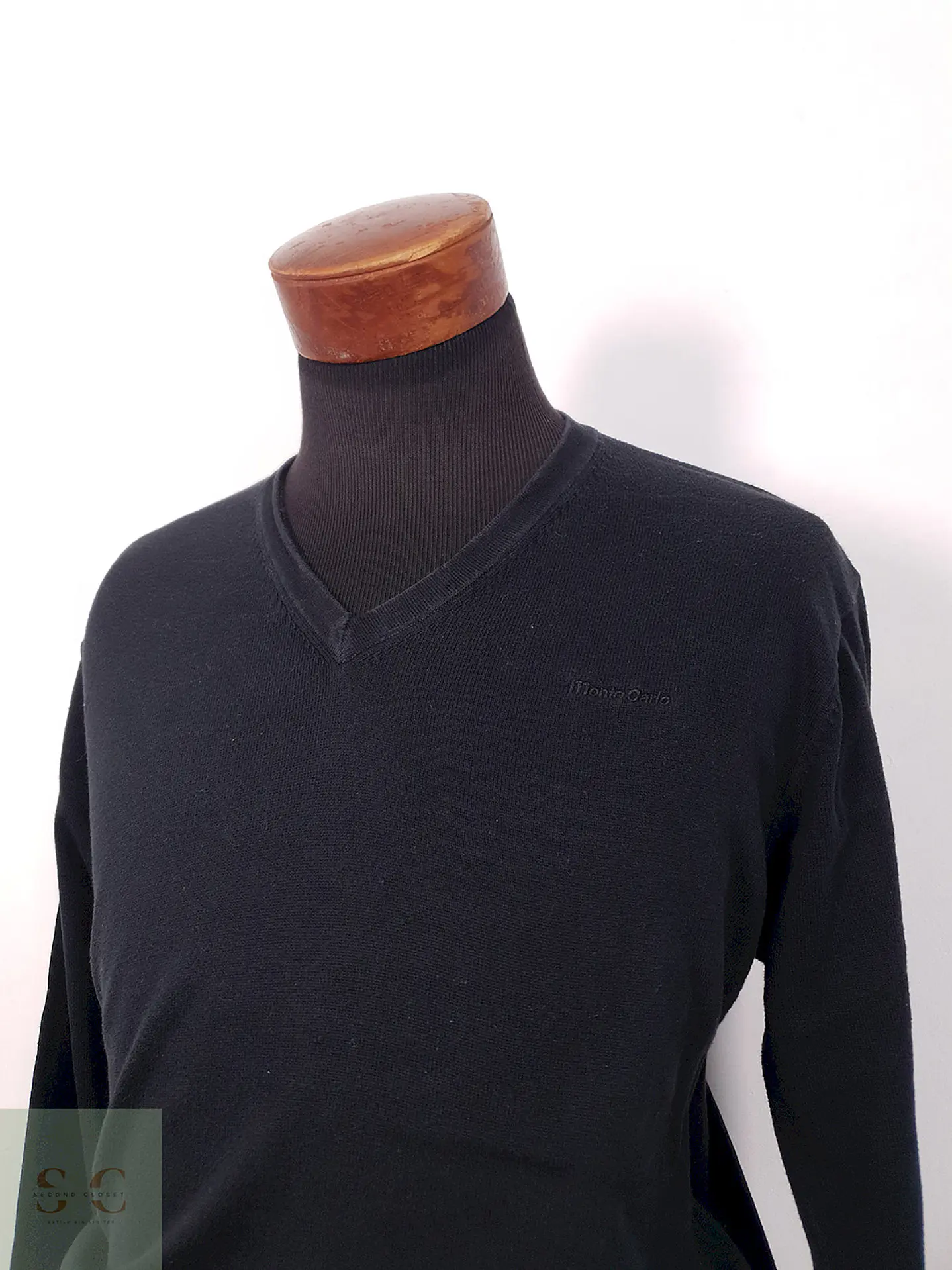 Suéter Monte Carlo negro algodón - Talla M 2