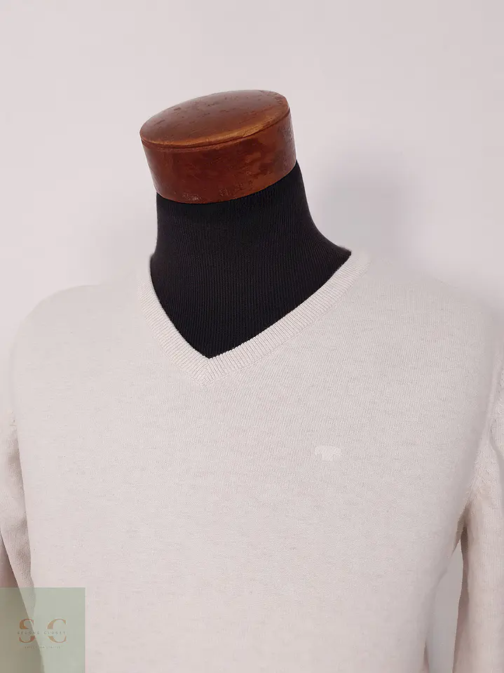 Suéter Tom Tailor beige algodón - Talla L 2