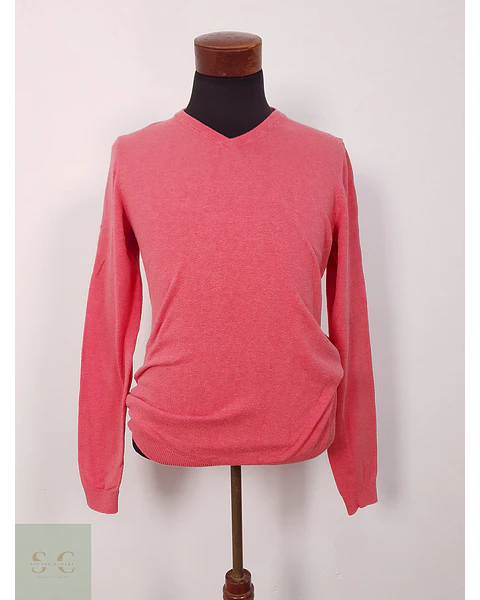 Suéter Finshley and Harding rosa slim fit - Talla M