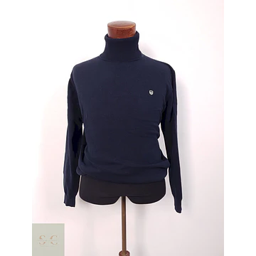 Suéter Basefield azul algodón - Talla L