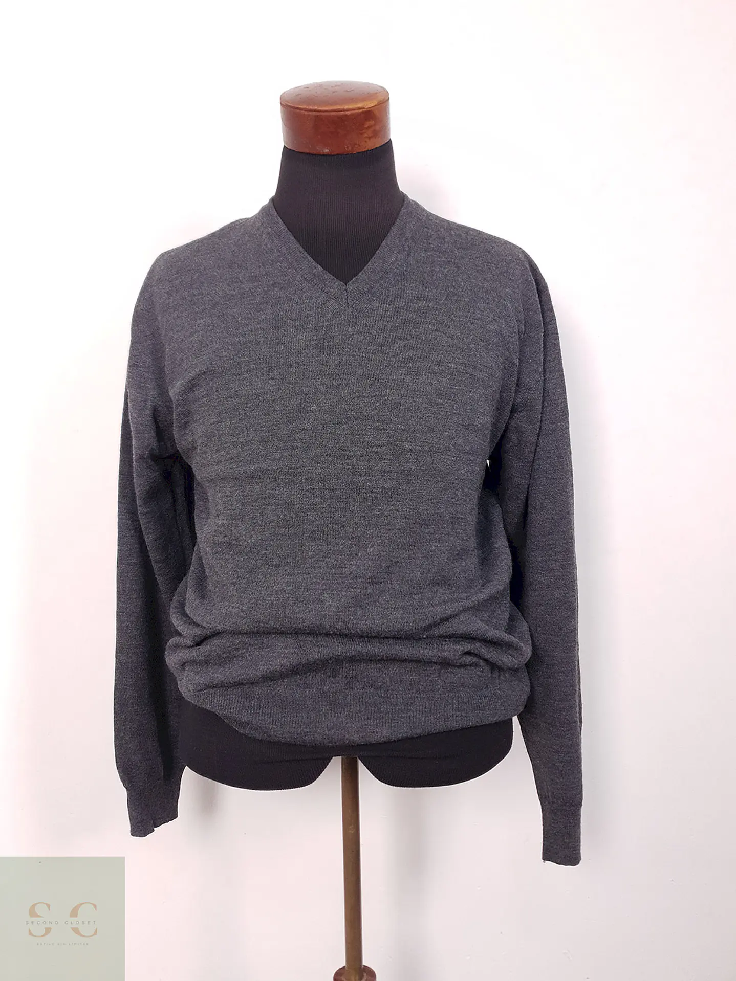 Suéter Canda plomo mezcla lana virgen - Talla XL 3