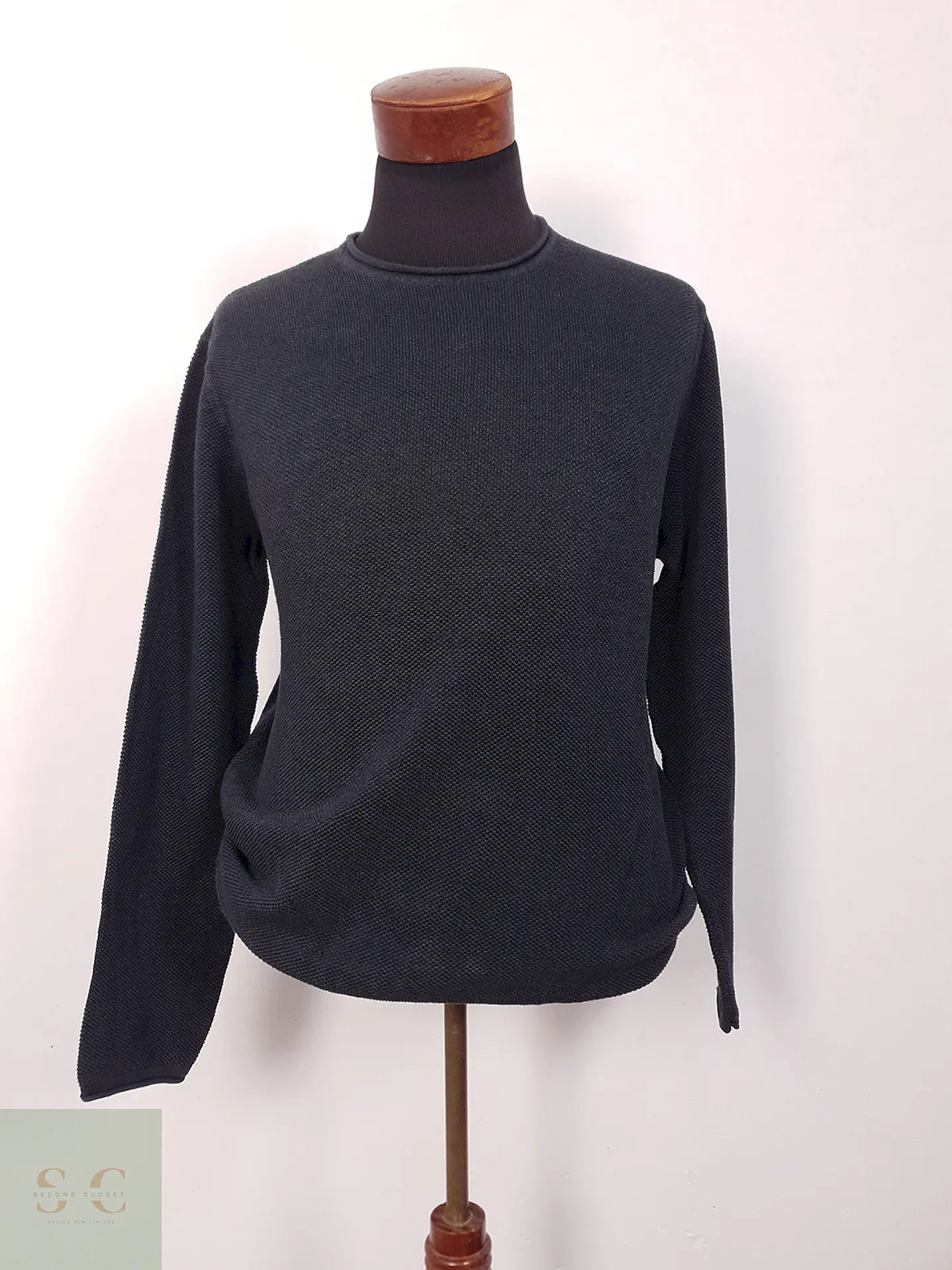 Suéter Identic Man negro algodón poliamida - Talla XL 3