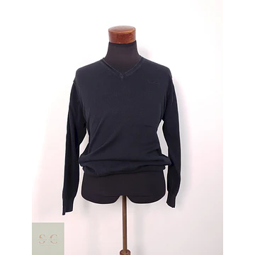 Suéter Monte Carlo negro algodón - Talla M
