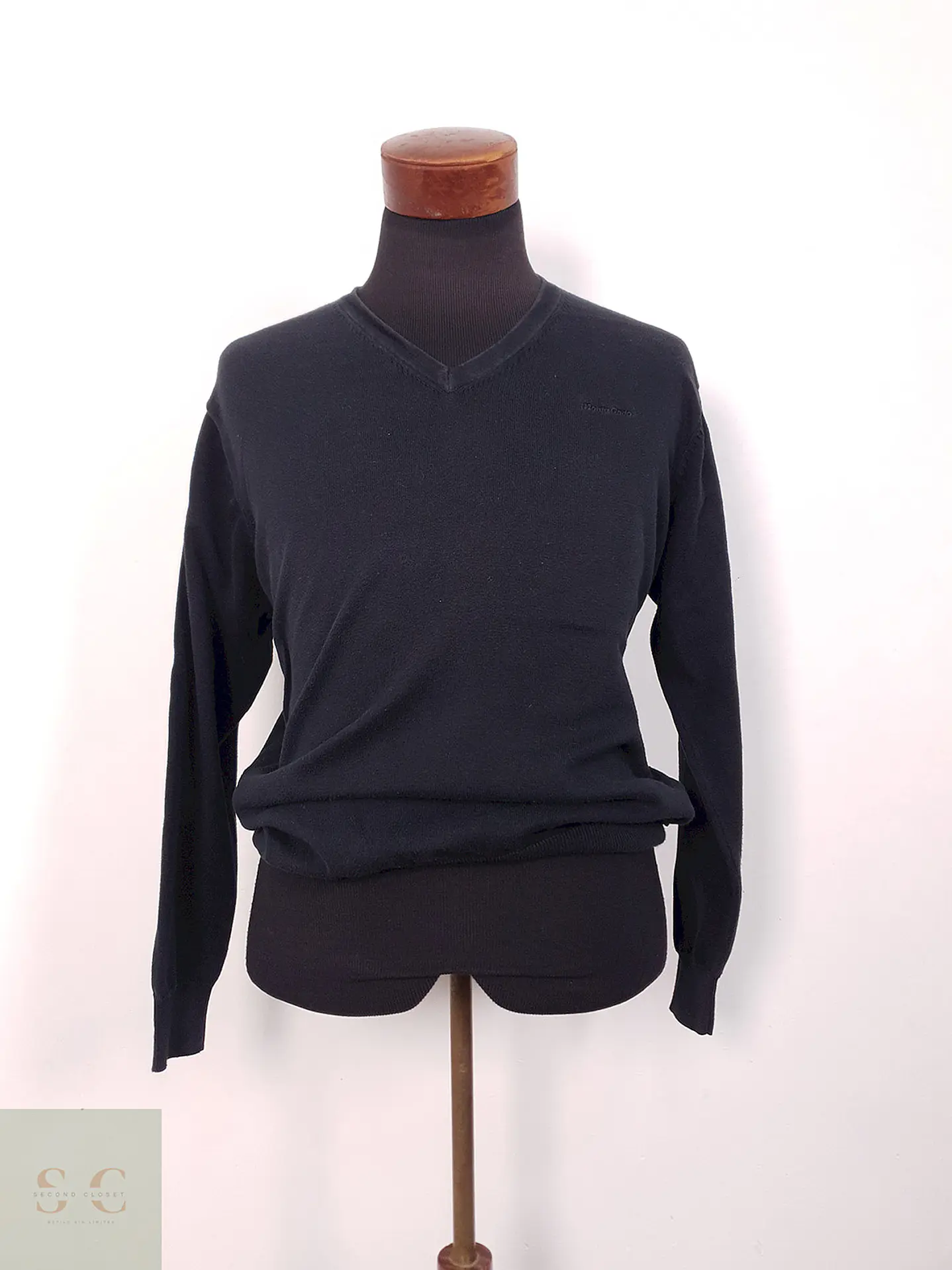 Suéter Monte Carlo negro algodón - Talla M 3