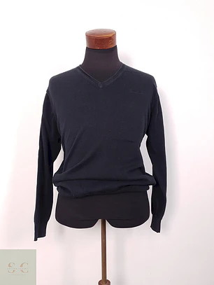 Suéter Monte Carlo negro algodón - Talla M