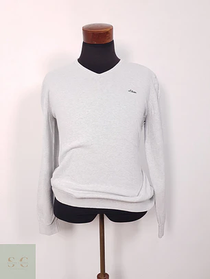 Suéter S. Oliver gris algodón - Talla L
