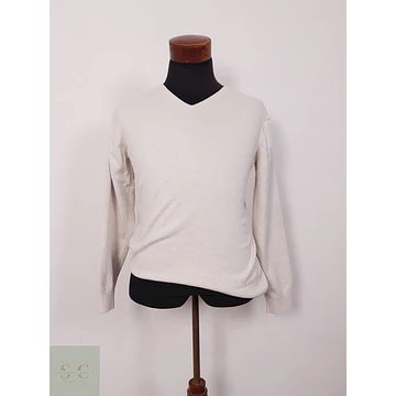 Suéter Tom Tailor beige algodón - Talla L