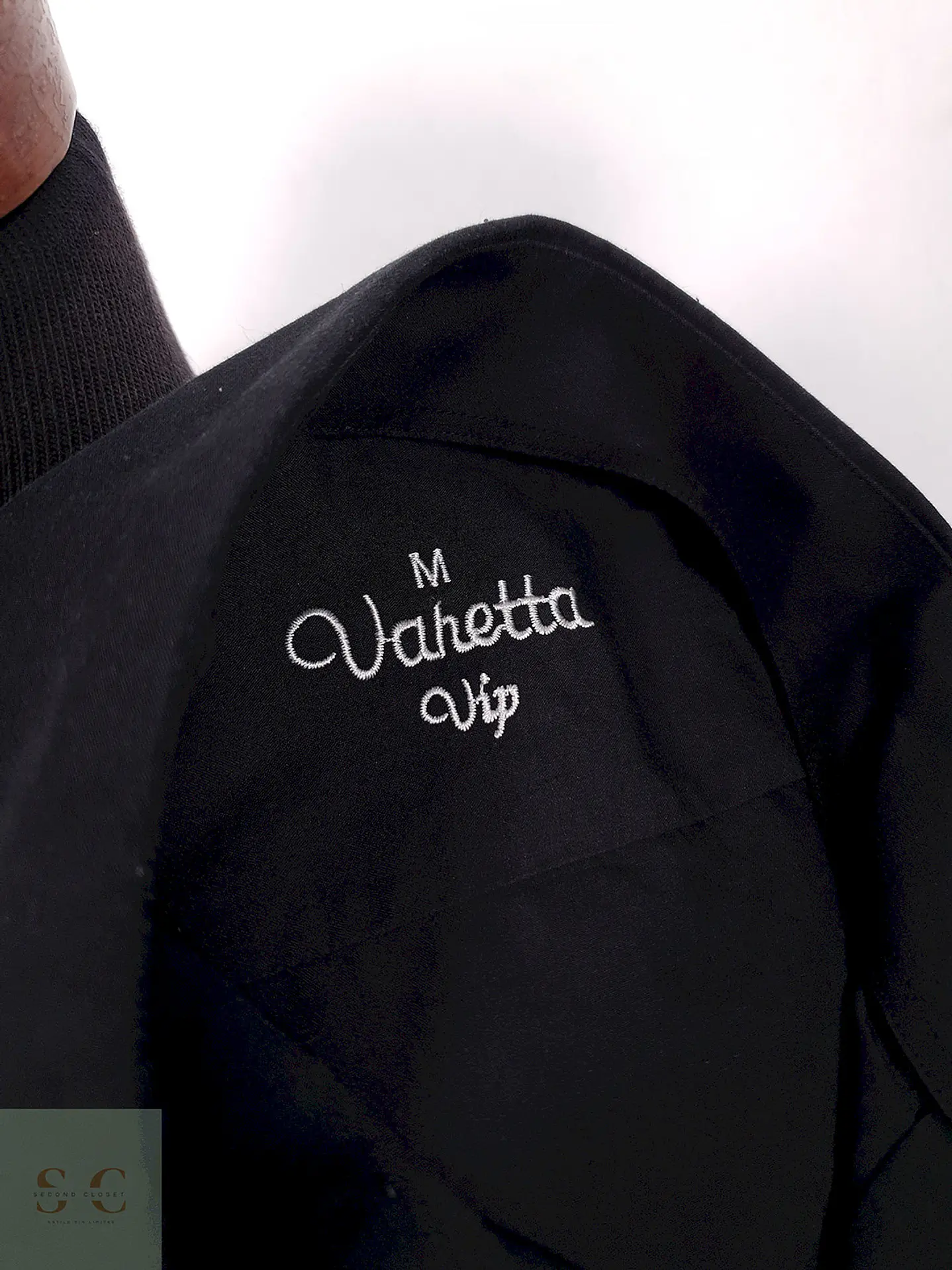 Camisa Vanetta Vip negra lisa - Talla M 1