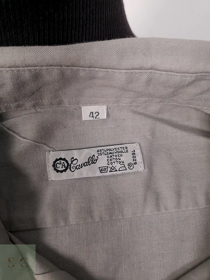 Camisa Cavallo lisa gris - Talla L 1