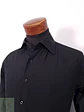 Camisa Vanetta Vip negra lisa - Talla M - Miniatura 2