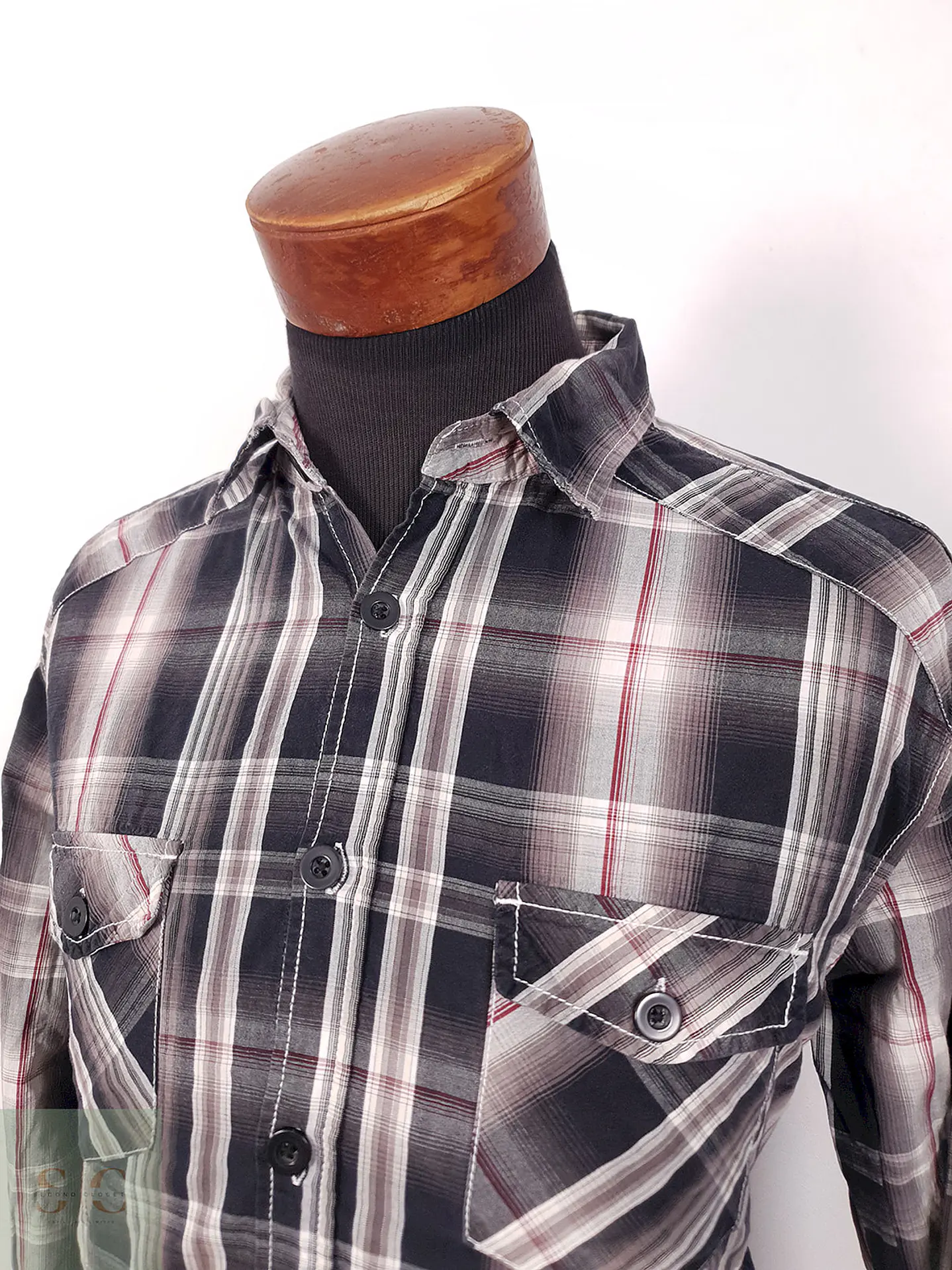 Camisa Angelo Litrico cuadros vintage - Talla XL 1