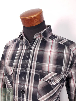 Camisa Angelo Litrico cuadros vintage - Talla XL