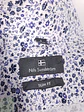 Camisa Nils Sundstrom azules flores - Talla S Slim - Miniatura 1