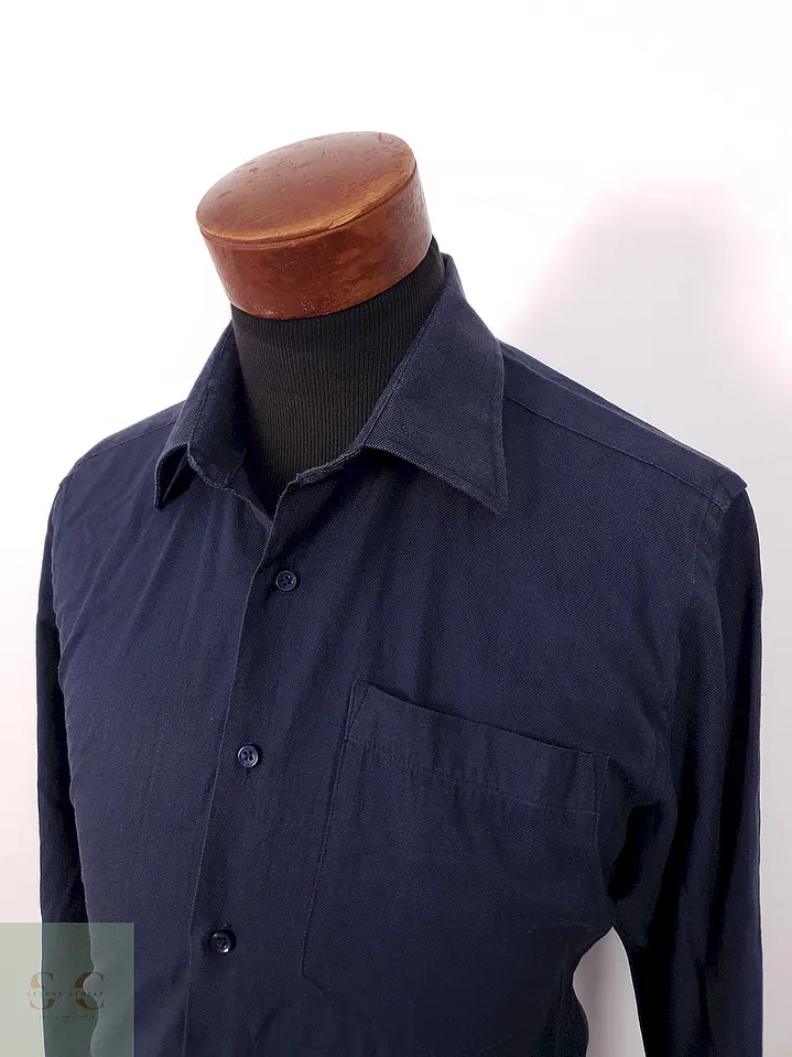 Camisa azul lisa - Talla L 2