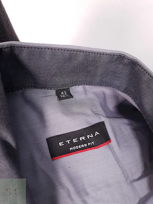 Camisa Eterna gris liso - Talla L