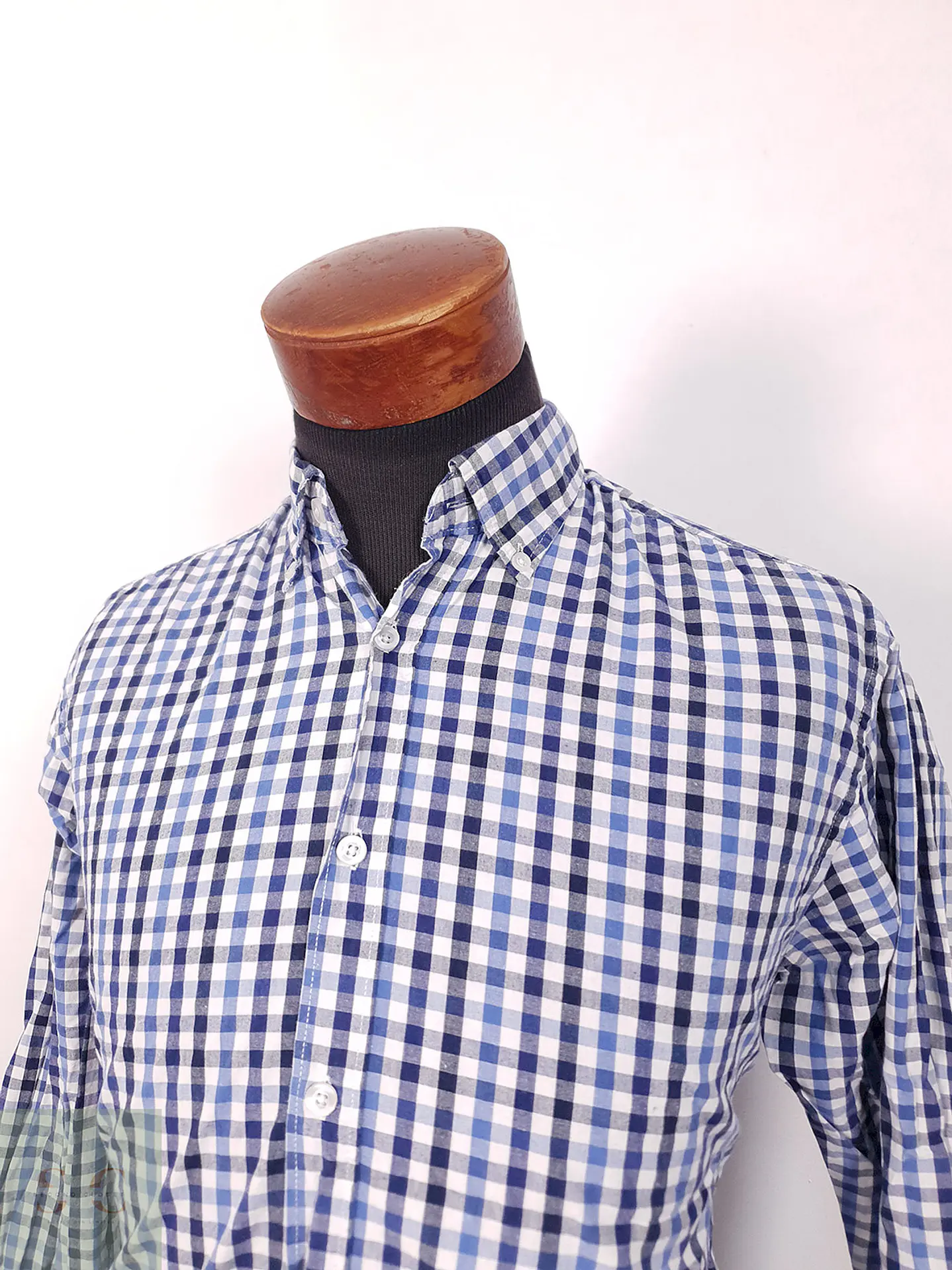 Camisa Port Louis azules cuadros - Talla M 2