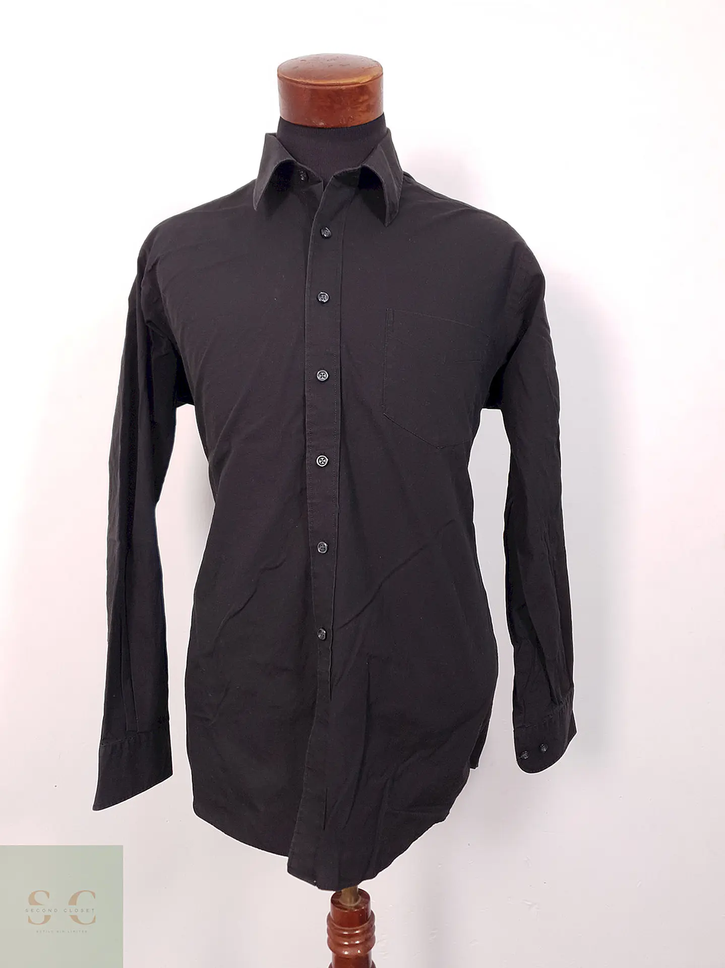 Camisa Canda negra lisa - Talla L 2